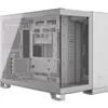 Image de Boîtier Pc - - 2500x Tempered Glass Micro Atx Dual Chamber - Blanc