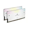 Image de Mémoire RAM - CORSAIR - Dominator Titanium RGB DDR5 - 32GB 2x16GB DIMM - 6600MT/s - Intel XMP 3.0 - 1.40V - Blanc