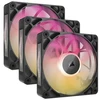 Image de Kit Watercooling Corsair Icue Link Rx120 Max Rgb Ventilateur Châssis 120 Mm Noir (pack De 3)