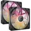 Image de Corsair iCUE LINK RX140 MAX RGB Dual Pack - Noir + iCUE LINK System Hub