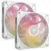 Image de Refroidissement Pc - Corsair - Co-9051040-ww - Icue Link Rx140 Rgb Max White Dual Fan