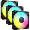 Image de Pack De 3 Ventilateurs Argb 120mm Rs120 Refroidissement Exceptionnel Et Effets Lumineux Dynamiques