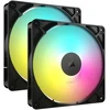 Image de Ventilateur - Corsair - Rs140 Argb - 140mm - Pack De 2 - Contrôle Pwm