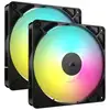 Image de Ventilateur - corsair - rs140 argb - 140mm - pack de 2 - contrôle pwm COR1720918668222