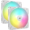 Image de Ventilateur PC - CORSAIR - RS140 ARGB - 140mm - Pack de 2 - Blanc