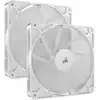Image de Pack De 2 Ventilateurs Pwm 140mm Rs140 Blanc