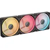 Image de CORSAIR - LX-R RGB Series iCUE LINK LX120-R RGB - Kit démarrage ventilateurs - 12 cm RGB Fan - 3 pièces - Noir