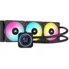 Image de H150i Elite Lcd Xt - Kit De Watercooling Tout-en-un - Radiateur 360mm - Noir - (cw-9060075-ww)