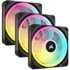 Image de Refroidissement PC - CORSAIR - CO-9051002-WW - Kit de démarrage ventilateurs PWM 120 mm iCUE LINK QX120 RGB