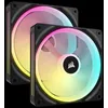 Image de Refroidissement PC - CORSAIR - CO-9051004-WW - Kit de démarrage ventilateurs PWM 140 mm iCUE LINK QX140 RGB