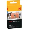 Image de Pack de consommable - KODAK - Pour Printomatic et Smile+ - 2 packs de 10 papiers photo - Blanc