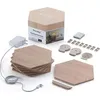 Image de Panneaux déclairage modulaires - Nanoleaf - NL52-K-7002HB-7PK - Bois élégant - LED - Tactile