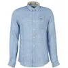 Image de Chemise lin Barbour bleu - BARBOUR - Slim - Manches longues - Homme
