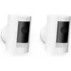 Image de Ring Stick Up Cam Battery Blanc (2 pièces) - Domotique