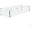 Image de Pare-vent pour Foyer à Gaz-VEVOR-965x267x152 mm-pour Brasero Écran de Protection Rond Pare-flamme Robuste Coupe-vent