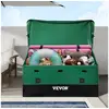 Image de Vevor boîte rangement extérieur 1013 l, étanche. Cadre galvanisé, bâche pe. Pour jardin, garage.