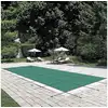 Image de Couverture de securite pour piscine 4,9 x 12,2 m, couverture de piscine enterree adaptee au materiau pp, couverture de securite rectangulaire pour piscine enterree verte, couverture de securite
