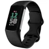 Image de Fitbit charge 6 noir (noir obsidienne) et corps en aluminium noir GA05183-EU