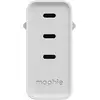 Image de Chargeur Secteur Mophie Gan Triple Port Usb-c 140 W Blanc