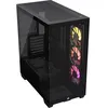 Image de Boitier Pc - 3500x Rsr Argb Tempered Glass Mid-tower - 3 Ventilateurs Argb A Rotor Inversé - Noir