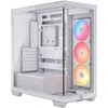 Image de Boitier PC - CORSAIR - 3500X RSR ARGB Tempered Glass Mid-Tower - 3 ventilateurs ARGB à rotor inversé - Blanc
