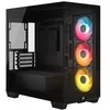 Image de 2800X Rs-r Ventilateur Inversé Argb Micro-ATX Boîtier PC - Noir - 3 Ventilateurs Inclus Vitre Panoramique GPU
