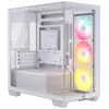 Image de Boîtier Pc Corsair 2800x Blanc Micro-atx Mini-itx Double Chambre Avec Ventilateurs Rgb