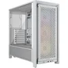 Image de Boîtier PC - CORSAIR - Série FRAME 4000D RS ARGB - Moyen-tour - 3 ventilateurs ARGB - Blanc