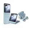 Image de Smartphone motorola razr 60 6.9 5g double sim 256 go ice melt avec moto buds loop
