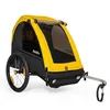 Image de Remorque enfant Burley Bee Biplace - Jaune/Noir - Pour Enfant - BURLEY - 876x769x965 cm