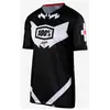 Image de Maillot 100% VTT Airmatic Jeronimo manche courte noir blanc - M