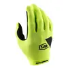 Image de Gant cross 100% Ridecamp jaune fluo- S