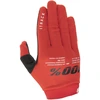 Image de Gants cross 100% Itrack rouge- M