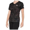 Image de Maillot VTT manches courtes femme 100% Airmatic SP21 noir- XL
