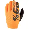 Image de Gants cross 100 % Brisker orange fluo 2024- S