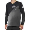 Image de Maillot VTT manches longues 100% R-Core X SP22 noir/gris- XL