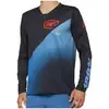 Image de Maillot VTT manches longues 100% R-Core X SP22 noir/bleu- XL