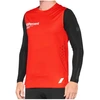 Image de Maillot VTT manches longues 100% R-Core concept SP22 noir/rouge- S