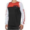 Image de Maillot VTT manches longues 100% R-Core SP22 noir/rouge- XL