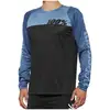 Image de Maillot VTT manches longues 100% R-Core SP22 noir/bleu- XL
