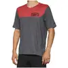 Image de Maillot VTT manches courtes 100% Airmatic SP22 rouge/gris- L