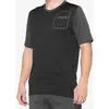 Image de Maillot 100 % Ridecamp manche courte noir logo vert - S