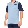 Image de Maillot VTT manches courtes 100% Ridecamp bleu clair- S