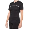 Image de Maillot VTT manches courtes femme 100% Ridecamp noir- XL
