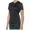 Image de Maillot VTT manches courtes femme 100% Ridecamp SP22 vert/noir- S