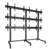 Image de Chief Micro-Adjustable Large Freestanding Video Wall LVM3X3U chariot - pour 9 ecrans LCD - noir