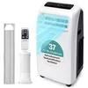 Image de Climatiseur Mobile Silencieux - SereneLife - 12.000 BTU - 3-en-1 avec Fonction Déshumidificateur/ Ventilateur/Chauffage - Blanc