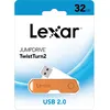 Image de Clé Usb2.0 32go Twist Turn Lexar Orange