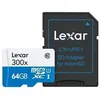 Image de Carte mémoire - LEXAR - Micro-SDXC 64 Go - Classe 10 - Vitesse 300X - Adaptateur inclus