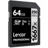 Image de LEXAR Carte SD Pro Silver Series UHS-II 64Go 1667x V60